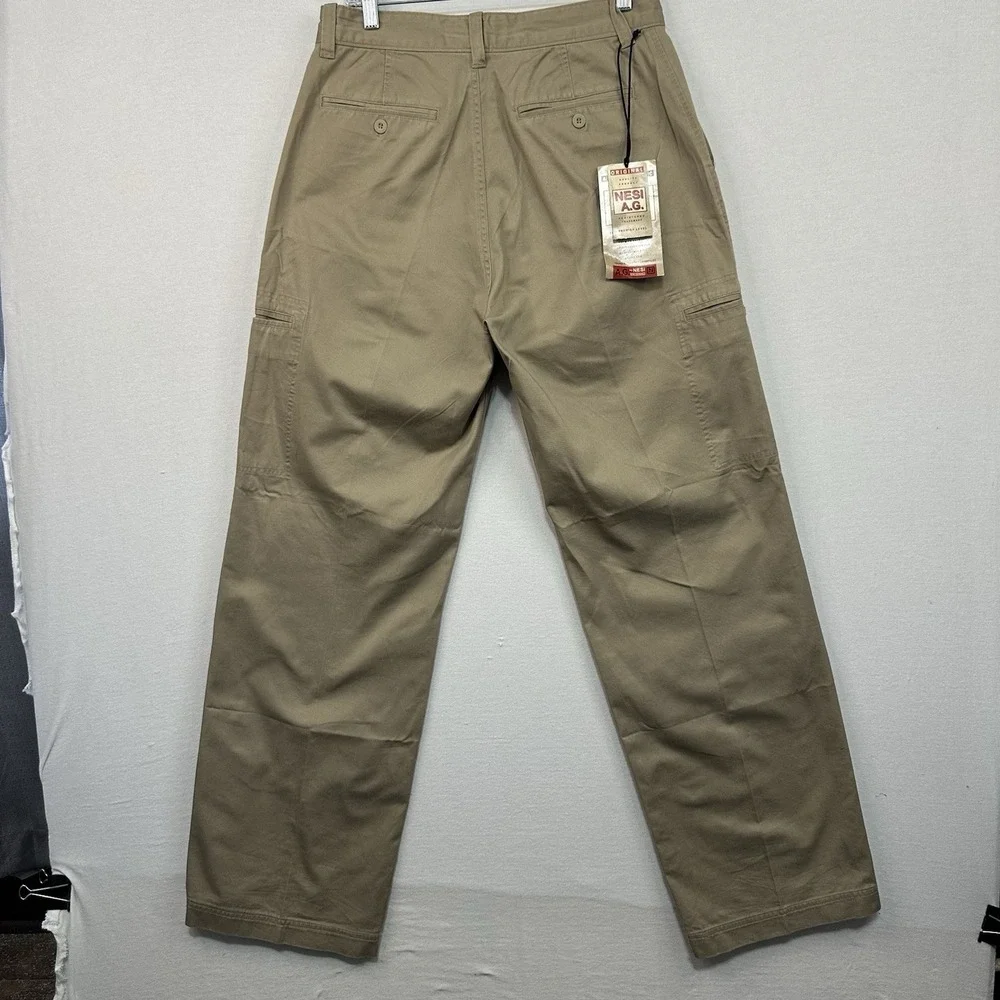Nesi A.G.‎ Mens Khaki Cargo Pants NWT